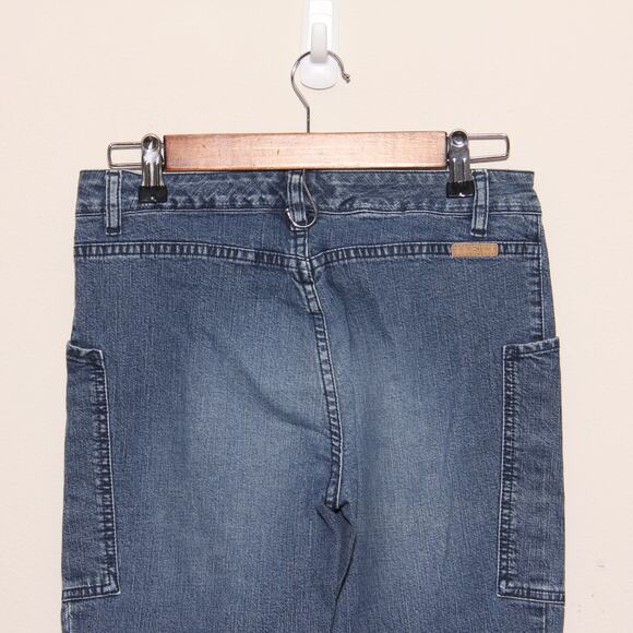 Vintage Tommy Jeans Cargo Jeans Size 5 Y2K Medium wash - Picture 5 of 9